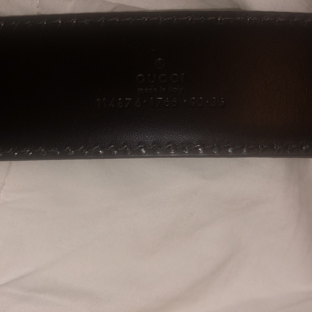 Guccissima Belt Interlocking G Palladium Leather - Picture 11 of 11